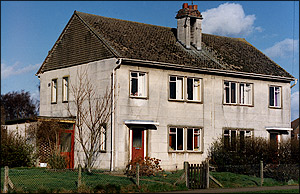 Nos 4 & 2 Spinney Road - a good example of an Orlit house.