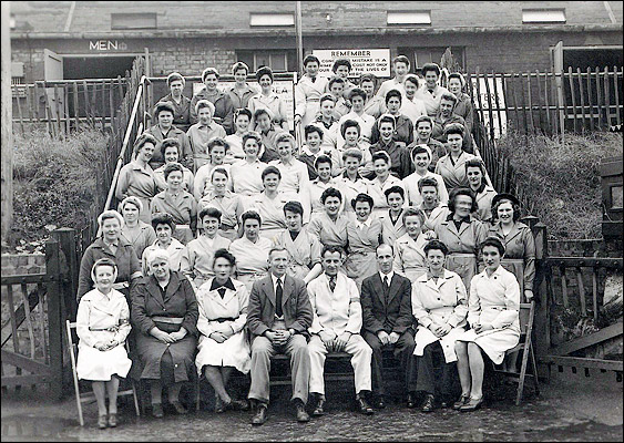 Female munitions workers at Alumasc (the Sterling Metals) during World War 2