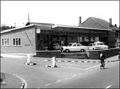 The Housing Association propoerties which now occupy the site of the former Co-op