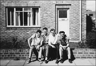 Group outside no.18 Elm Road in the late 1950s