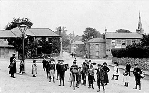 Picture printed with the letter depicting children of an age about 30 years prior to the period described