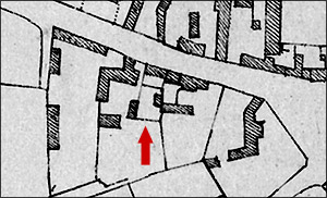 Nichols Yard on the enclosure map of 1805