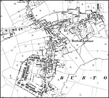 Ordnance Survey map 1904 - twenty five inches to the mile