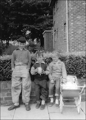 c. 1956 - Adrian Byland with John Hobbs & Lorraine Conroy