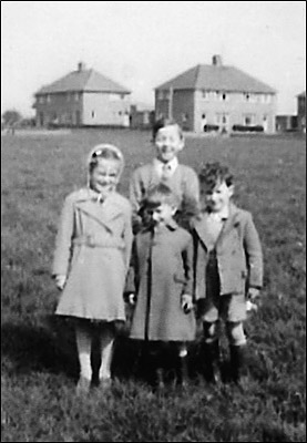 Children on The Green at The Crescent in c.1956