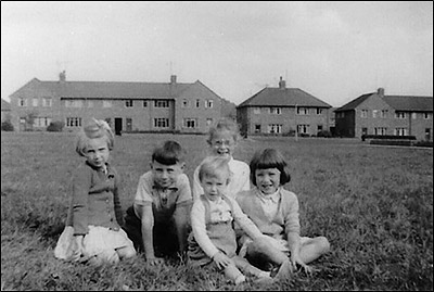 Children on The Green at The Crescent in c.1956