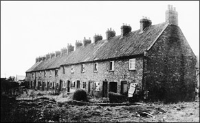 1960's view of Charlie Ward's garage on Burton Latimer High Street