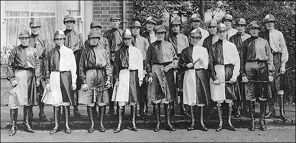 Burton Latimer Hospital Parade, July 27th 1918 -  Hart & Levy's Lady Jockeys