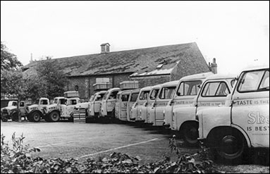 A fleet of She Products' Vehicles