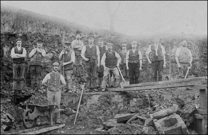 Ironstone workers at an unidentified location near Burton Latimer