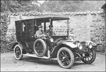 Clement Gilliatt and his Morse taxi