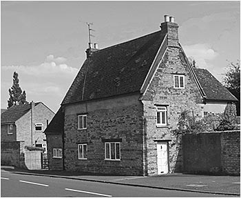 Garlick's shop on the corner of Church Street and Cemetery Lane