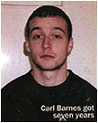 Photograph of the raider, Carl Barnes