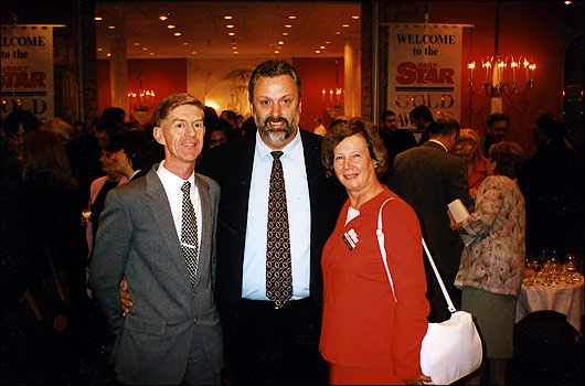Rob & Pam Mills with Geoff Capes