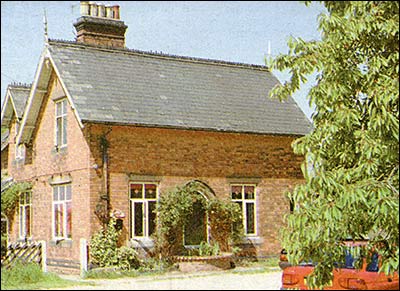 Exterior view of the property showing that the restoration is all but complete.