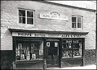 1938 photograph of Gilby's Off-licence.