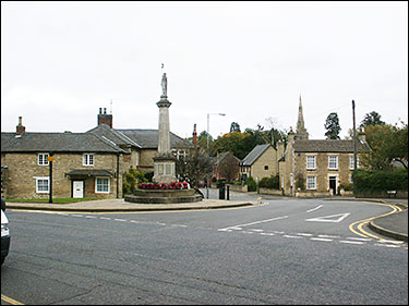 Modern  photograph of the premises formerly known as The Thatcher's Arms situated close to the war memorial.