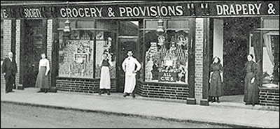 The new Co-op, built on the site of Eben Taylor's cobbler's shop