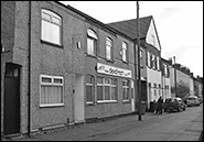 The buildings in Duke Street previously occupied by the Burton Latimer Co-operative Society looking towards the High Street