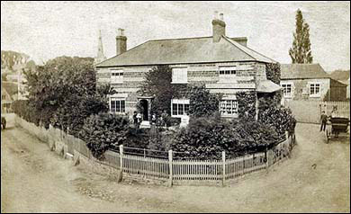 David James' first shop in part of his home in 1872