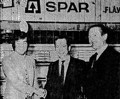 Tony Blackburn at the Spar opening.