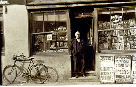 Tom Miller outside 58 High Street