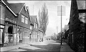 1920s photograph of The Palace Cinema entrance