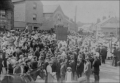 Feast Day at The Cross in the early 1900s