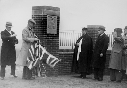 The formal opening of the Recreation Ground at the top of Pioneer Avenue