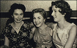 1956 Queen Pauline Talbot with Angela Coleman and Margaret Thurlow