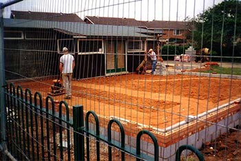 Laying foundations of new Clubhouse