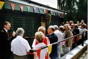 Official opening of New Cllubhouse by World Championship Bowler, Welshman John Price