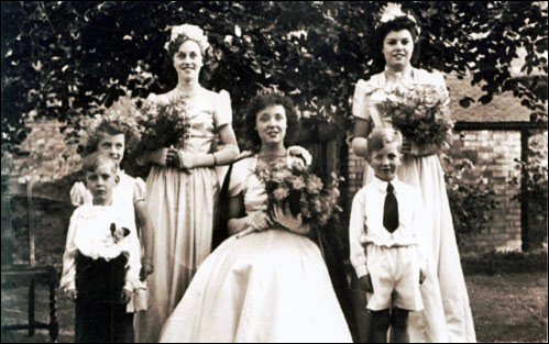 1950 Queen Rosemary Blowfield with Margaret Mould and Margaret Strudwick