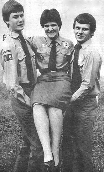 Paul Chennell, Caroline Wood and Harvey York pictured before setting out on their venture in California