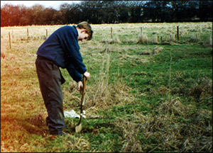 Burton Latimer Pocket Park - maintenance work in 1997