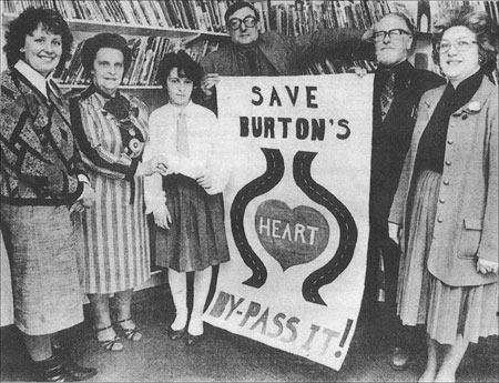 Poster produced by Isabel Abela with left to right: Mrs Joan Griffiths, Mrs June Smith, Mr Robert Mercer, Mr Taylor and Mrs Janet Peck