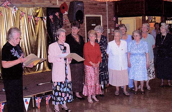 A presentation was made at the celebration to committee members by the County President, Pauline Newnes